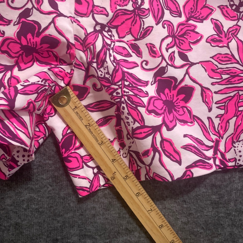 Lilly‎ Pulitzer Gretchen High Rise Shorts Elderflower Blossom Lil Escape Plan 6 - Picture 8 of 9